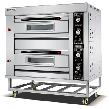 Free Standing Stainless Steel Commercial Bakery Gas Baking Oven