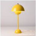 Portable Wine Red Dimmable USB Rechargeable Mushroom Lamp
