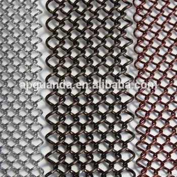 aluminum curtain mesh / aluminum wire mesh/ curtain metal mesh