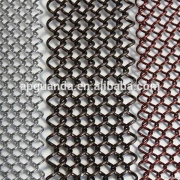 aluminum curtain mesh / aluminum wire mesh/ curtain metal mesh