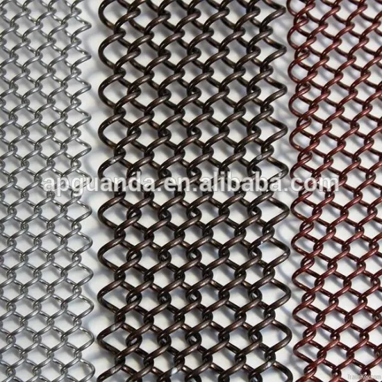 aluminum curtain mesh / aluminum wire mesh/ curtain metal mesh