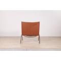 Cognac lederen Poul Kjaerholm PK22 fauteuil replica