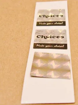Custom Self Adhesive Stickers Printing Security Warranty 10ml Hologram Vial Label