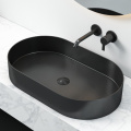 Black Shower Basin Stainless Steel Bathroom Sink