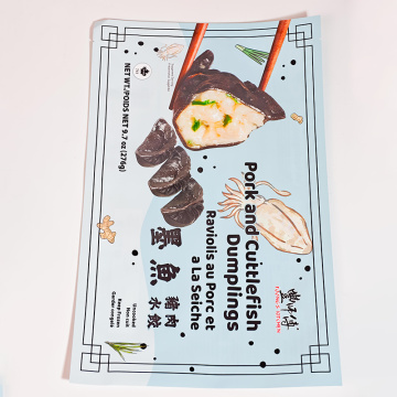 Bolsa de alimentos congelados para embalaje.