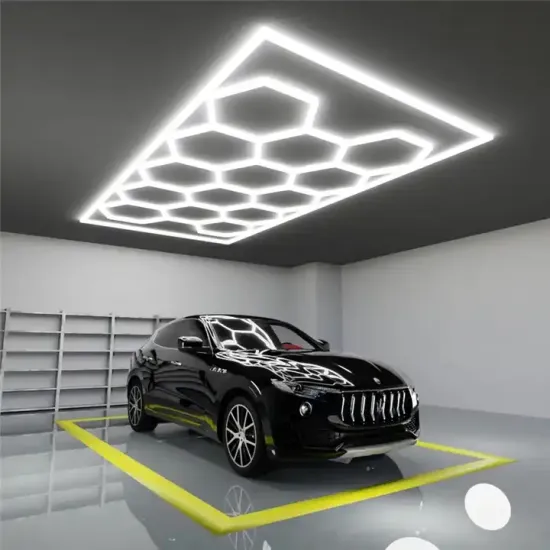 Multicolored LED Ceiling Lights for Car Shops and Workshops