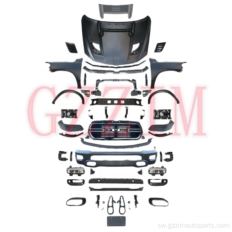 RAM 1500 1203-2018 Boresha kwa DT 2019 BodyKit