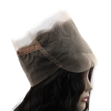 Raw Virgin Hair Wholesale Peruvian Virgin Hair Lace Band 360 Lace Frontal Closure