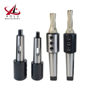 High Precision Morse Shank Flat Tail Solid U Drill Shank MTA4/MTA5-SLN2032 Morse Taper Sleeve