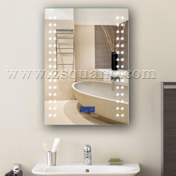 Hot sale Bathroom Backlit Mirror with Bluetooth Speaker