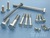 zinc plated hex head bolts and nuts/DIN931/DIN933/DIN934