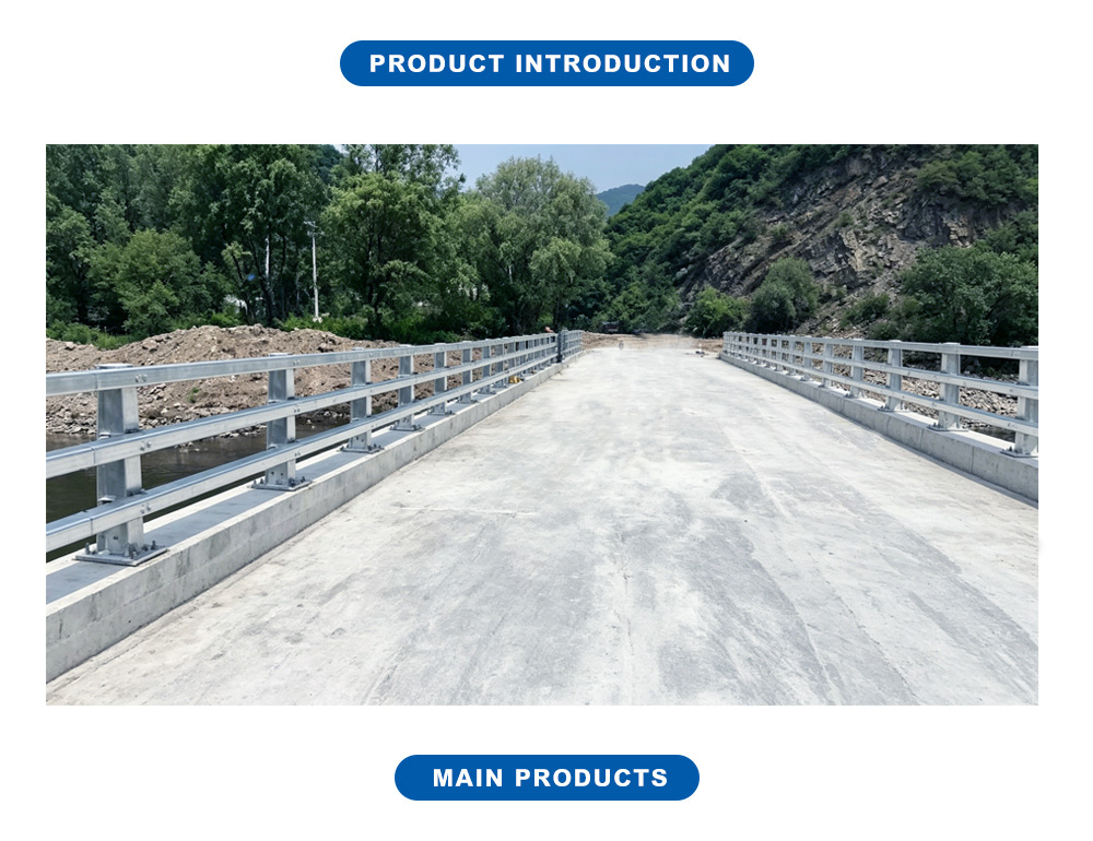 Bridge Anti-Collision Steel Guardrail X