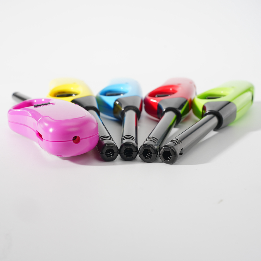 Soft Flame Plastic Candle Lighter with Child-Resistant Lock