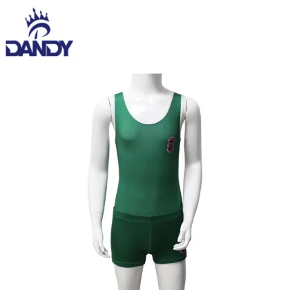 Boys sublimation training leotards and shorts