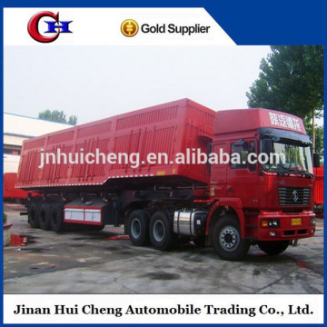 U shape 3 axles 40ton dump truck trailer for sale in Kenya