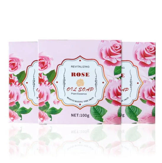 Rose essential oil soap