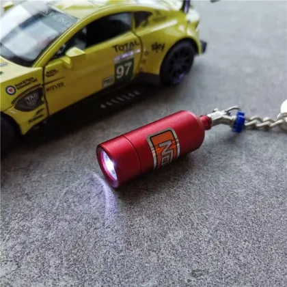 Fire Extinguisher Turbo Nos LED Keychain