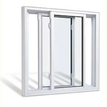 Foshan Fabricant Hurricane Impact Double vitrage en aluminium à verre trempé Fenêtres coulissantes