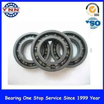 Black Si3n4 Ceramic Deep Groove Ball Bearings (6001)