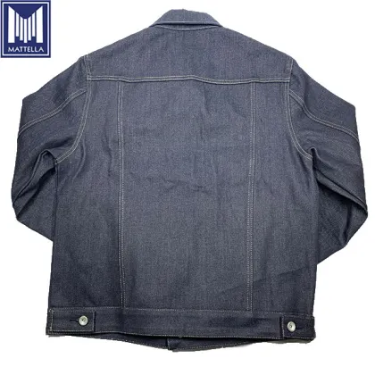 17oz 100% Cotton Selvedge Raw Denim Jacket Men