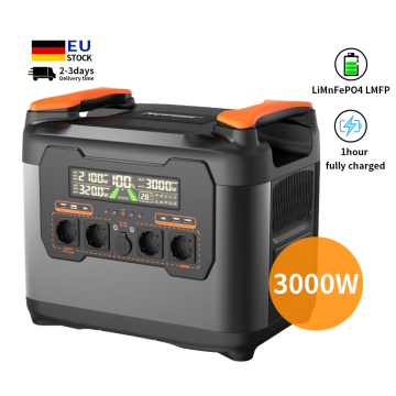 DiHe Outdoor Camping Solar Generator 3000W LiMnFePO4 Portable Power Station