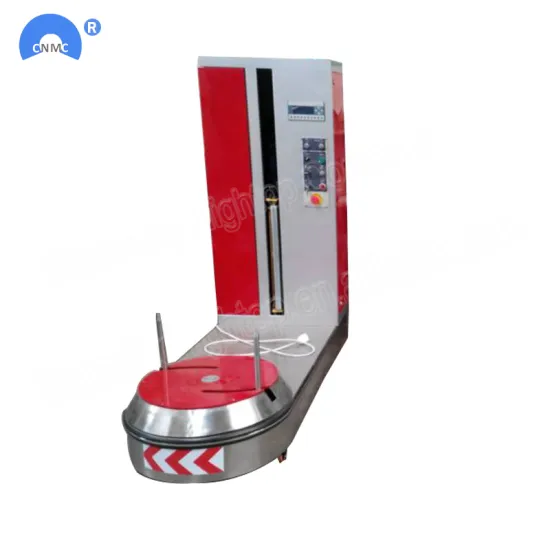 China popular baggage wrapping machine airport luggage using