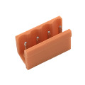 Conector de terminal naranja de 4 pines de montaje en PCB de 3,96 mm de paso