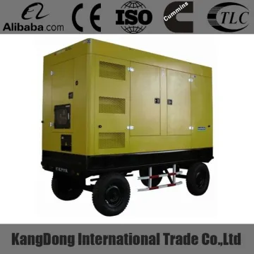 200kVA/160kW Daewoo trailer silent type diesel generator sets