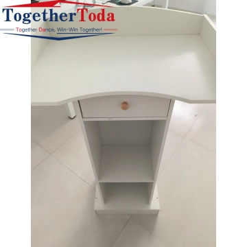 Wooden Meeting Room School Lectern Speech Table