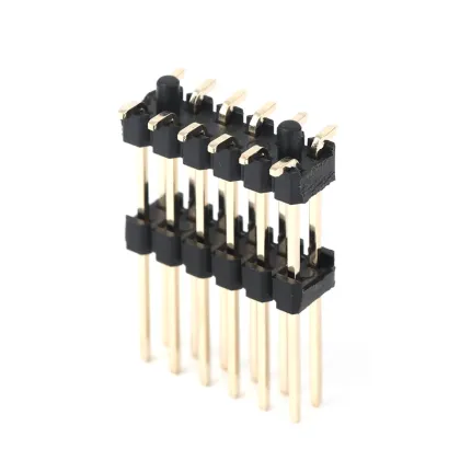 2.54mm double row double plastic pillar mounted