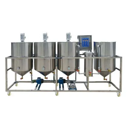 Commercial Oil Refining Equipment for Soybean, Sesame, and Peanut Oils