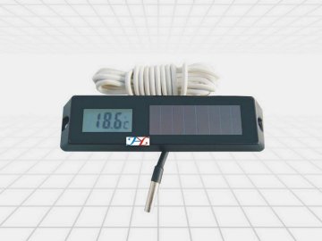 Dxxx series / solar powered digital thermometer.