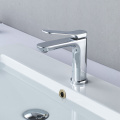 Brass single hole basin faucet Chrome Polished Single Hole Bathroom Sink Faucet Supplier