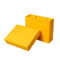 Caixas de presente de carteira de papelão amarelo impresso personalizado