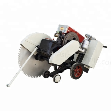 concrete saw cutting small diamond blade gasoline concrete machine road cutter Cutter Cut-Off saw