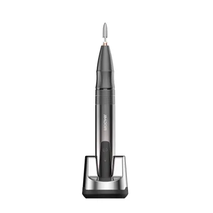 Cordless Electric Nail File with 35000rpm Speed, Adjustable Direction & Drill Bits Holder