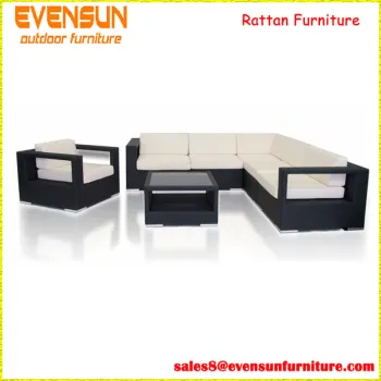 High Quality Wicker Sofa Set Rattan Conservatory Furniture Sale