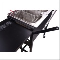 Gas Burner Deep Fryer With Foldable Side Shelves