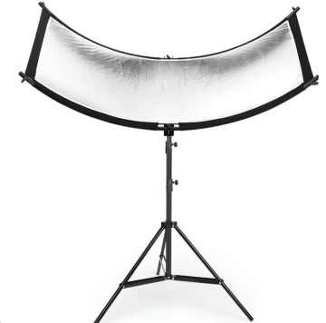 180x60cm Clamshell Light Reflector Arclight Curved Eyelighter for Studio Photography