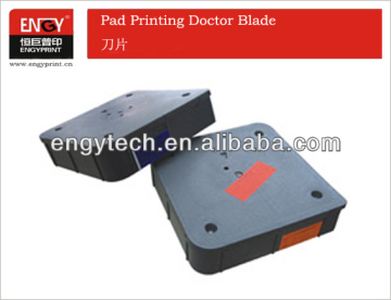 Swed/cut doctor blade for pad printing
