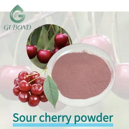 Sour Cherry Spray Dried Fruit Powder Functional Formulations