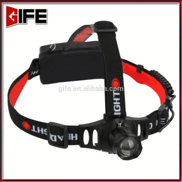 GF-8018 Cheap Price Aluminum Material Hands Portable Bike Head Light Powerful led rechargeable hunting headlight