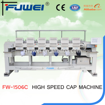 six heads cap embroidery machine