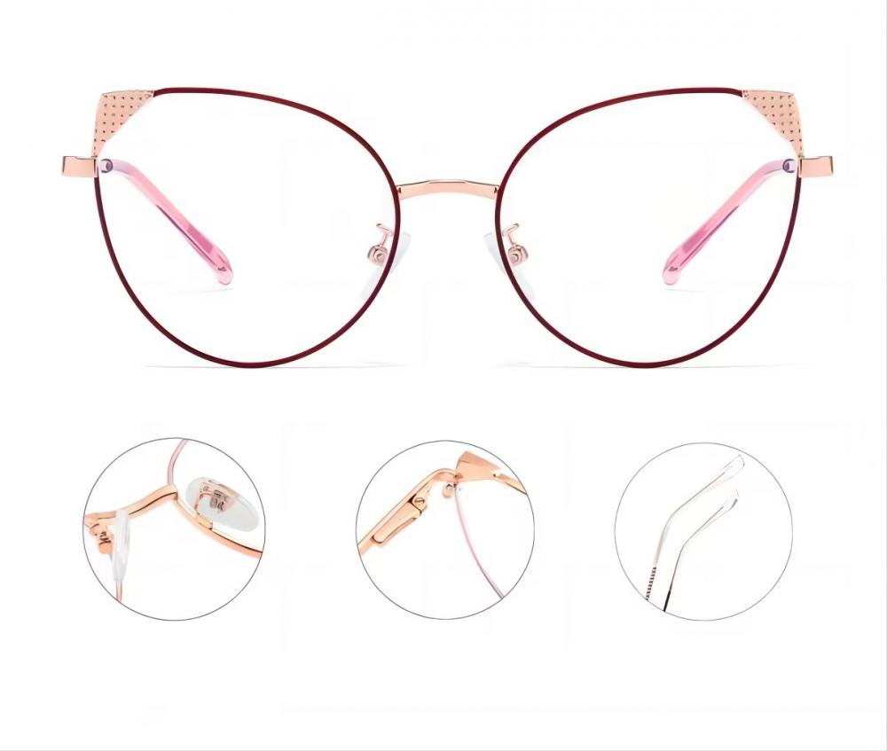 gold cat eye glasses