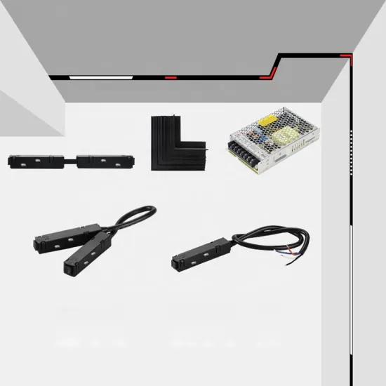Magnetic Track Lighting Kit: 1.5M Recessed Magnet LED Strip with 48V Power Supply