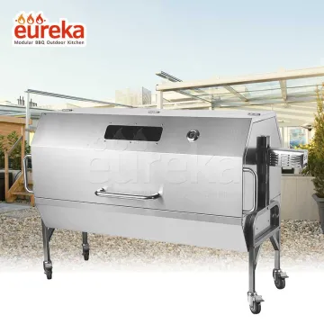 Factory Direct Price Large Rotating Bbq Grill Bbq Grills Stainless Steel Stainless Charcoal Gas Grill