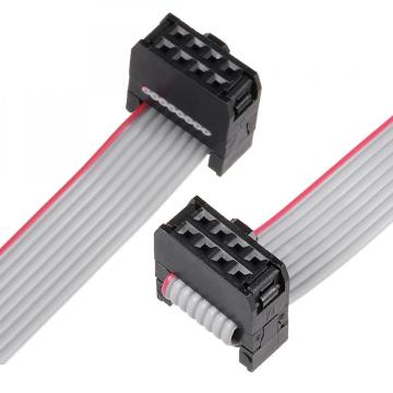 8P IDC flat cable gray pitch 1.27mm