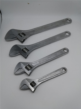 Carbon Steel Adjustable Spanner Wrench 8''10'' 12''