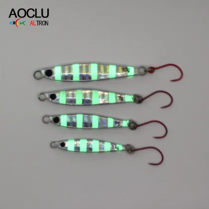 AOCLU Small Speed Metal Jig 7g - Strong UV Coating for Fishing Freshwater & Saltwater Mackerel and Rockfish