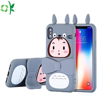 Popular Fashion Silicone Phone Case with Holder